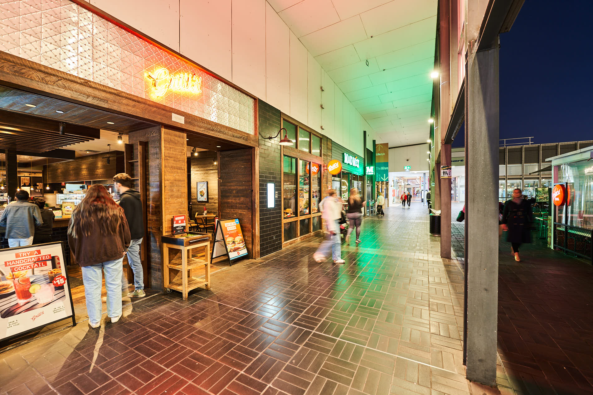 Around the centre